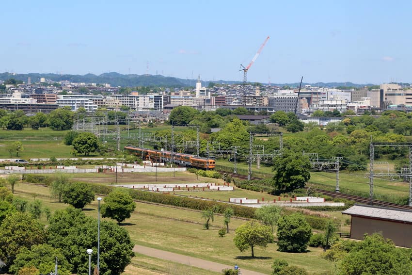 平城宮跡を一望 イトーヨーカドー奈良店の屋上から見えた風景 Tabiken
